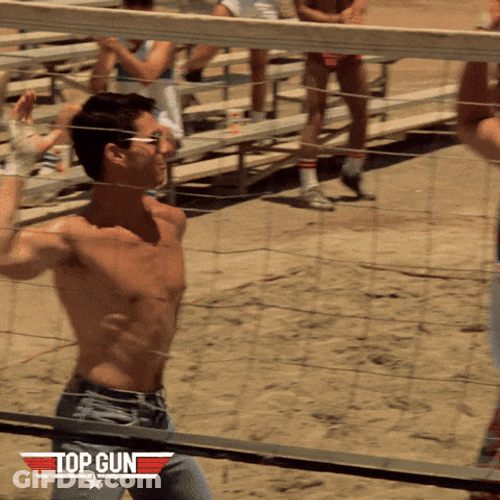 Top Gun Maverick Tom Cruise High Five GIF
