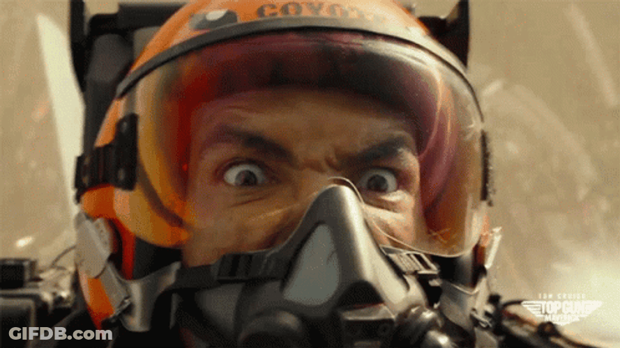 Top Gun Maverick Tom Cruise Rage Angry GIF