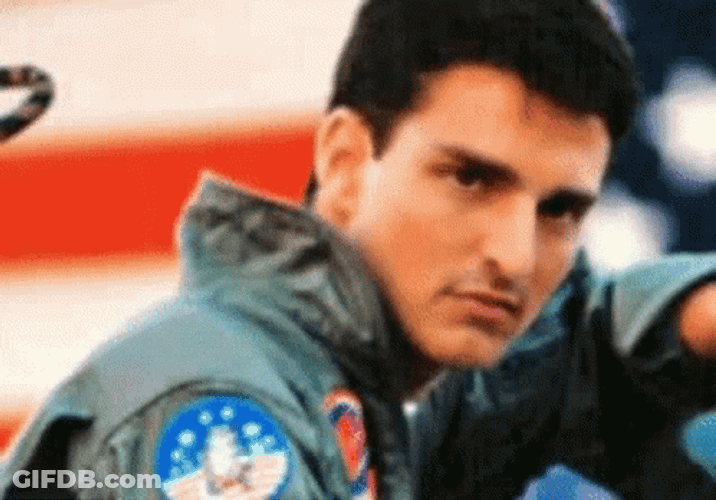 Top Gun Maverick Tom Cruise Thumbs Up GIF