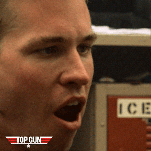 Top Gun Maverick Val Kilmer Play Bite GIF