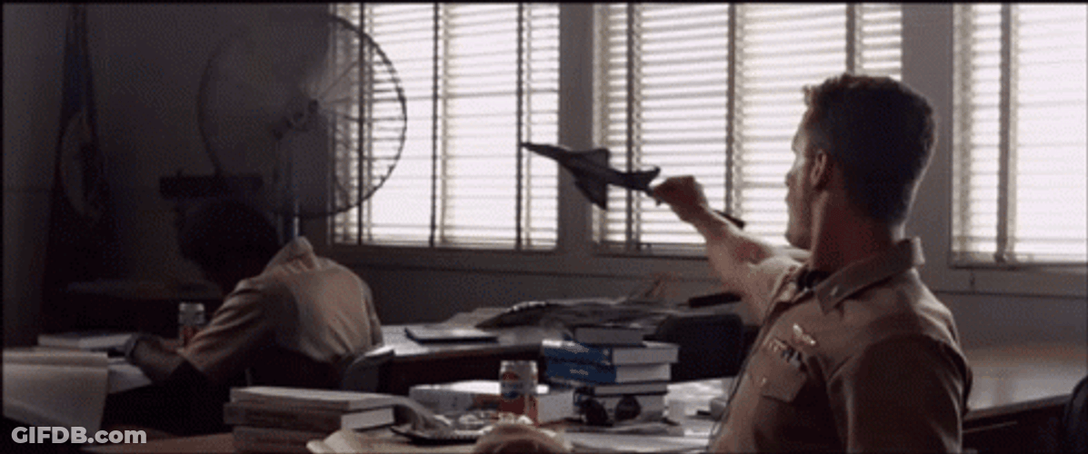 Top Gun Plane Crash And Burn GIF