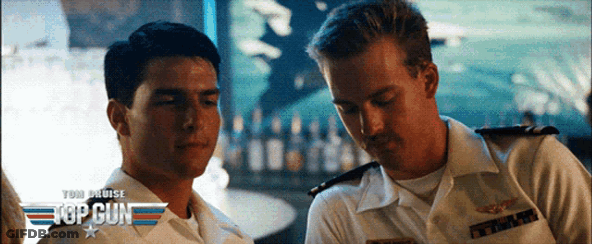Top Gun Tome Cruise Goose Cheers Beers GIF