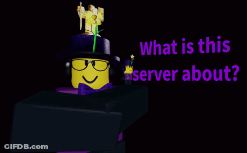 Top Hat Glasses Cartoon What Is This Server About GIF