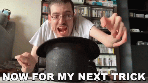 Top Hat Man Pointing Now My Next Trick GIF