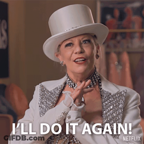 Top Hat Woman I'll Do It Again Netflix GIF