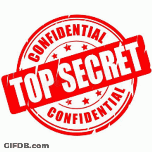 Top Secret Red Stamp GIF