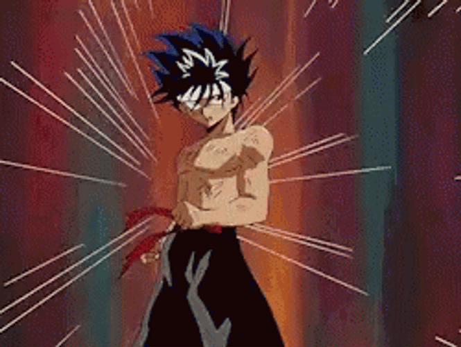 Topless Hie Strong Powerful Punch GIF
