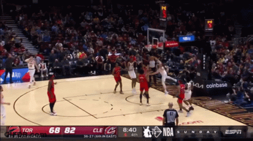 Tor Vs Cleveland Cavaliers Basketball Game GIF