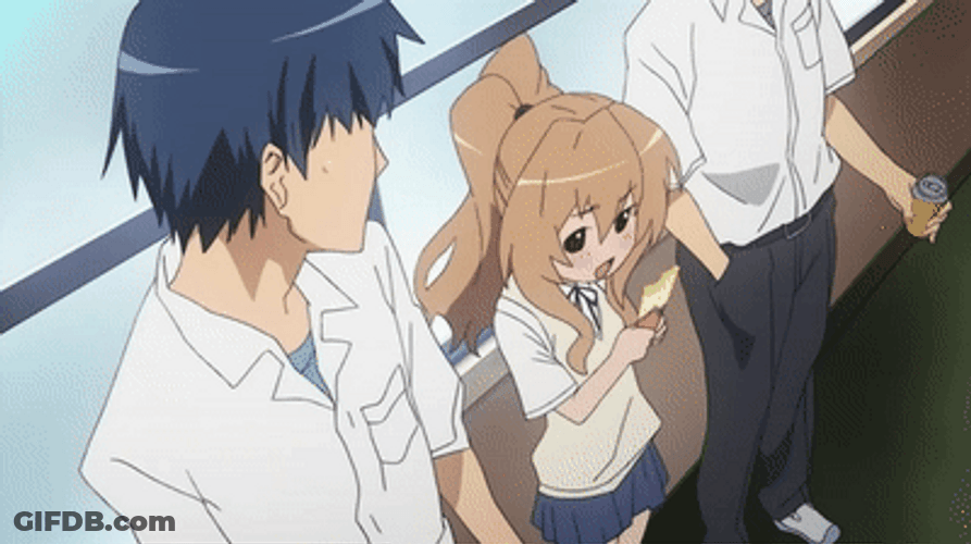 Toradora Funny Couple Taiga And Ryuji GIF