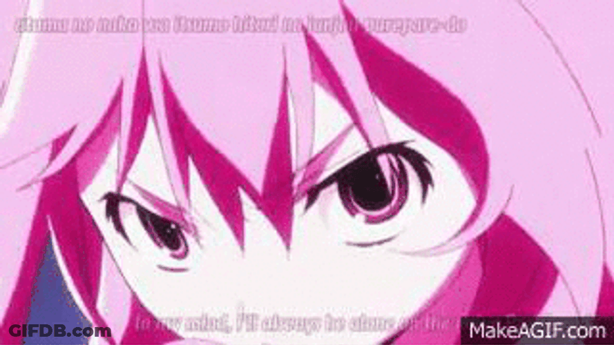 Toradora Sharp Intense Gaze GIF