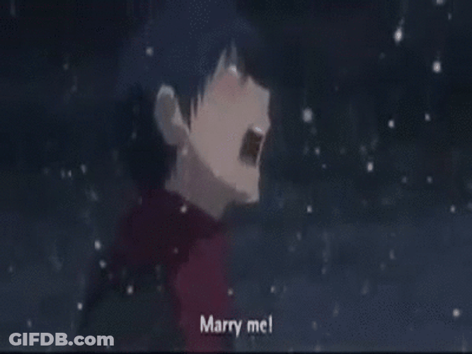 Toradora Snowing Marry Me GIF