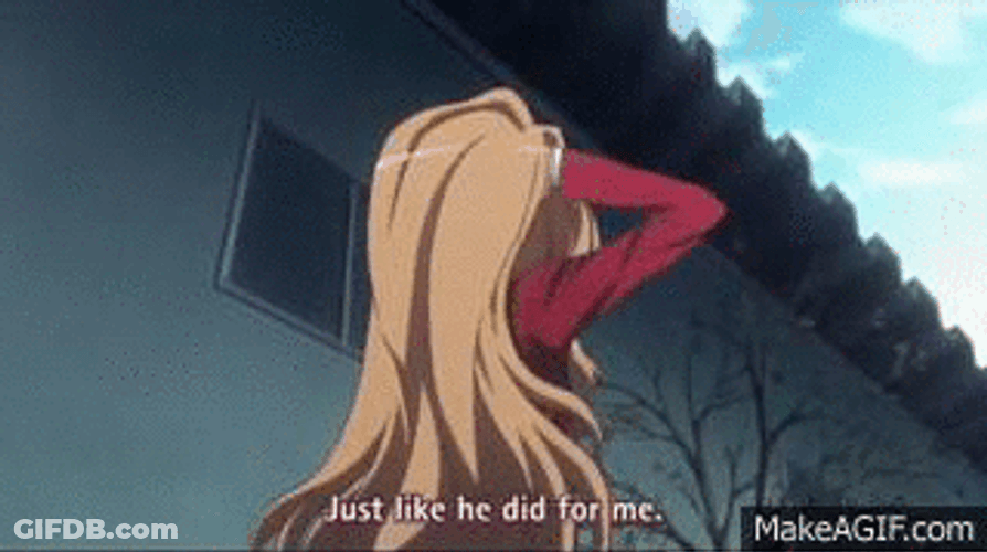 Toradora Taiga Pulling Out Sword GIF