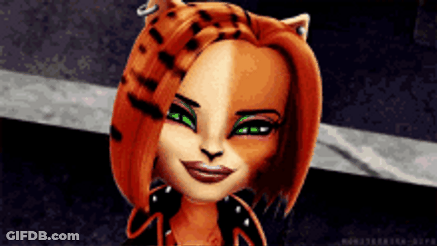 Toralei Monster High Cute Roar GIF