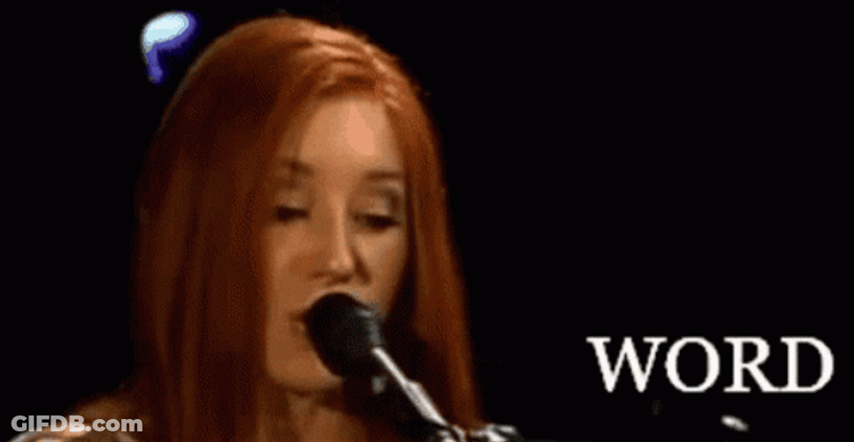 Tori Amos Word GIF