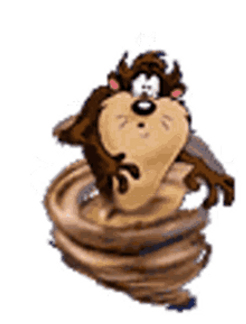 Tornado Speed Tasmanian Devil GIF