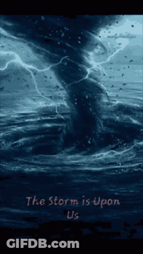Tornado With The Storm Is Upon Us GIF