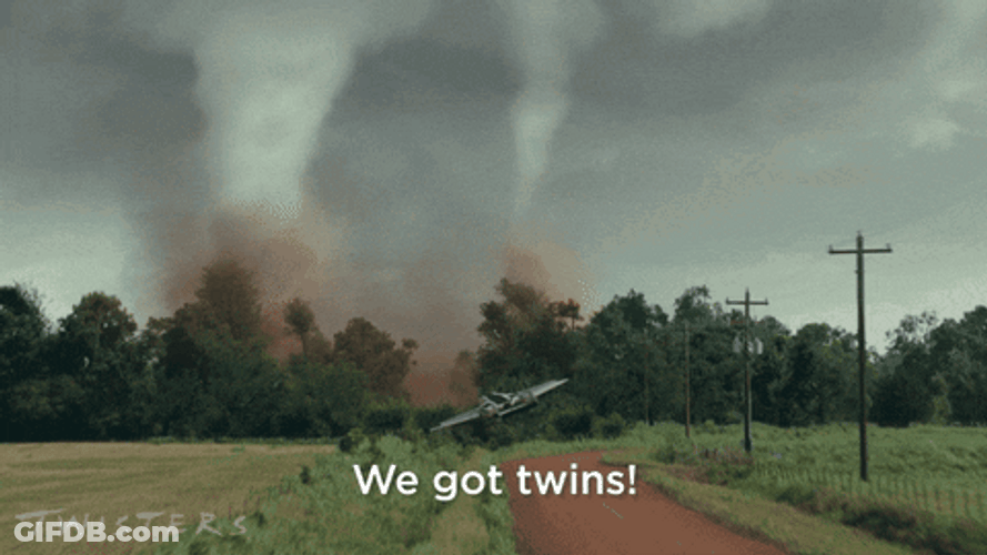 Tornado Wrangler Twin Twisters Forming GIF