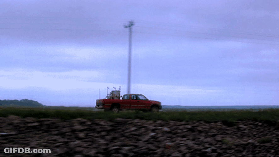 Tornado Wrangler Twin Twisters Red Pick Up GIF