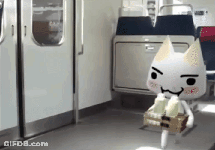 Toro Inoue Shaking Train GIF