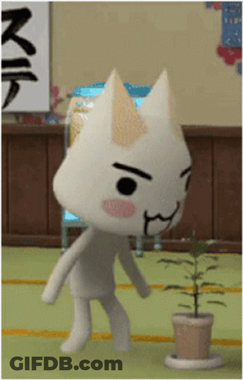 Toro Inoue Smells The Plant GIF