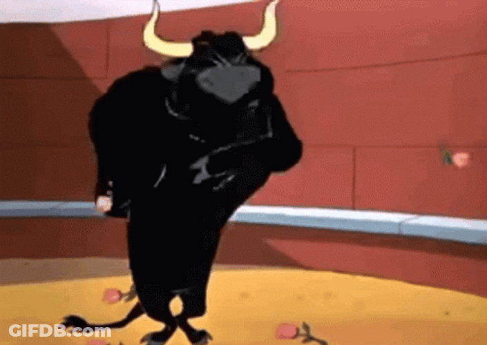 Toro The Bull Shows Gratitude GIF
