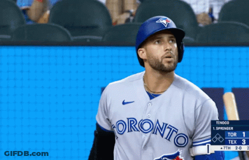 Toronto Blue Jays Player In Dugout GIF