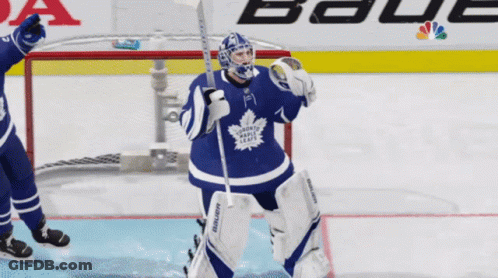 Toronto Maple Leafs Celebrate Goal GIF