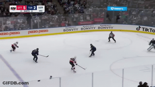 Toronto Maple Leafs Vs New York Islanders Hockey Game GIF