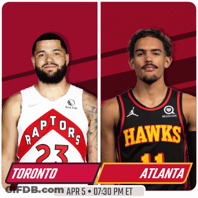 Toronto Raptors Vs Atlanta Hawks April 5Th GIF