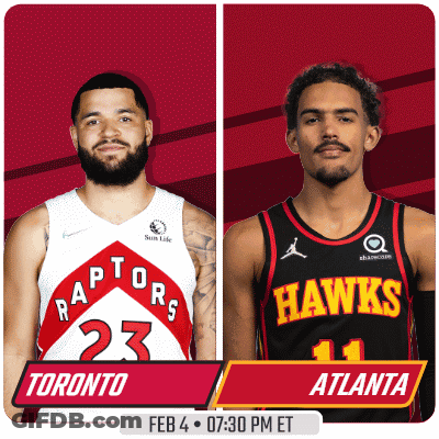 Toronto Raptors Vs Atlanta Hawks Feb 4 GIF