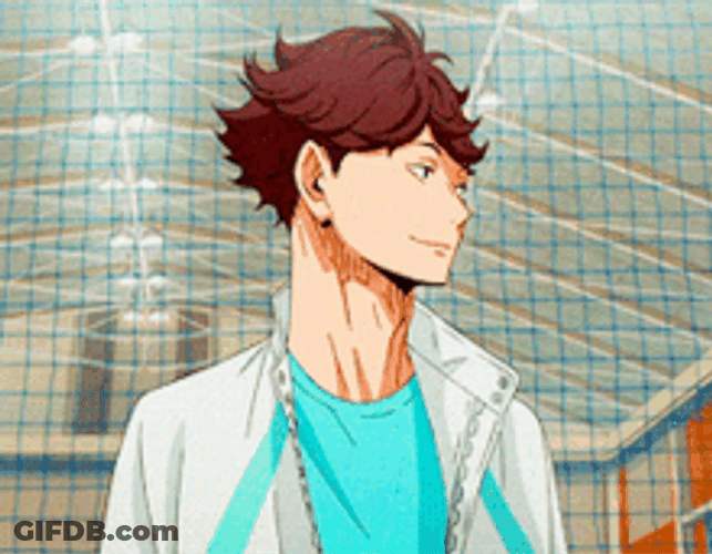 Tōru Oikawa Cute Okay Hand Gesture GIF