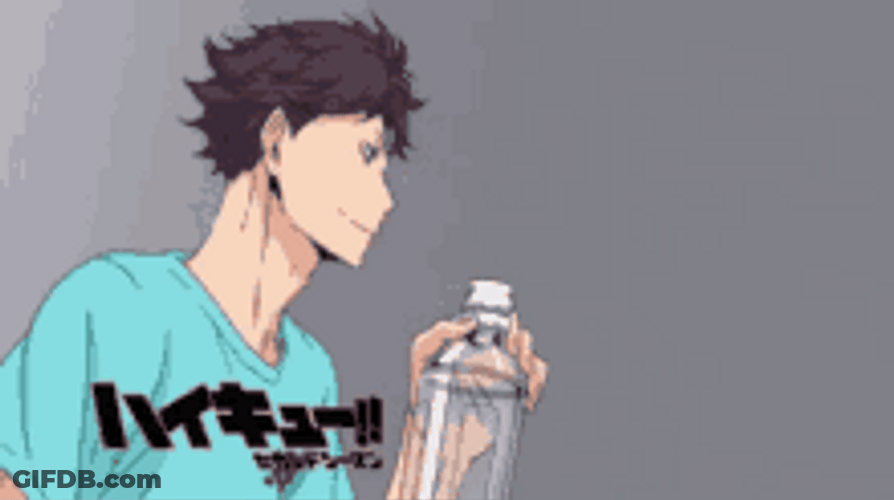 Tōru Oikawa Cute Peace Sign GIF
