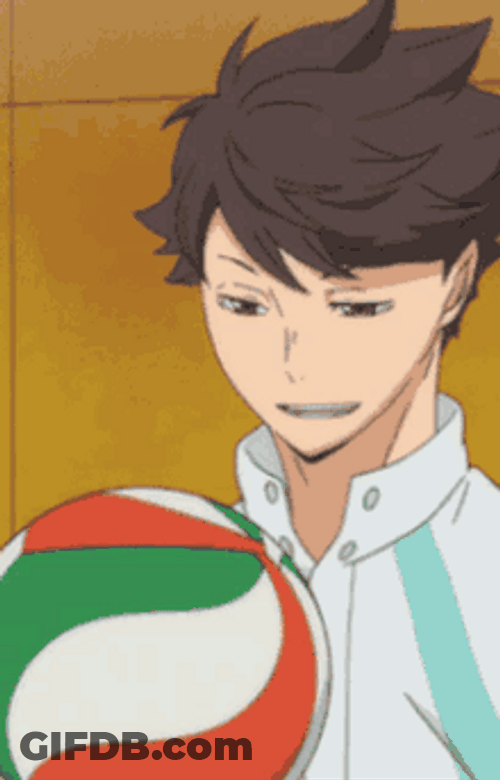 Tōru Oikawa Spin Volleyball Finger GIF