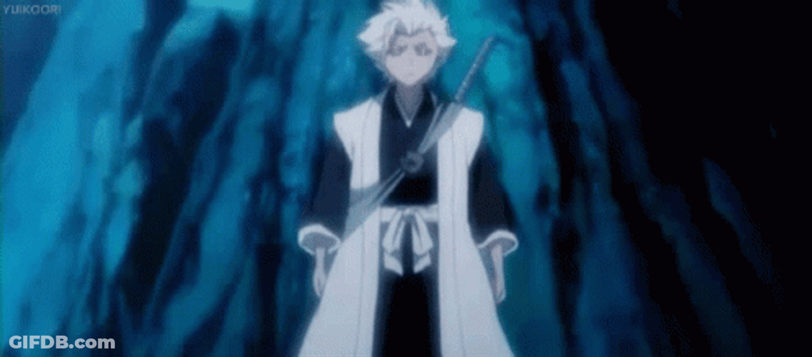 Toshiro Crying Eyes Scene GIF