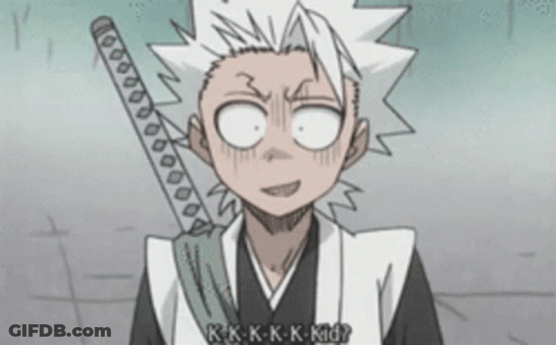 Toshiro Nervous Face Kid GIF