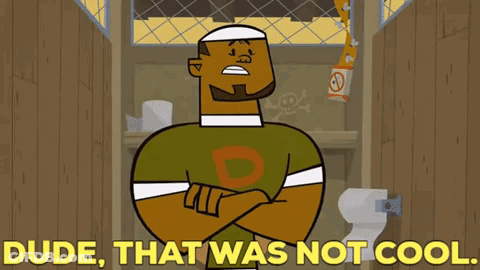 Total Drama Character Arms Crossed Dude That Was Not Cool GIF