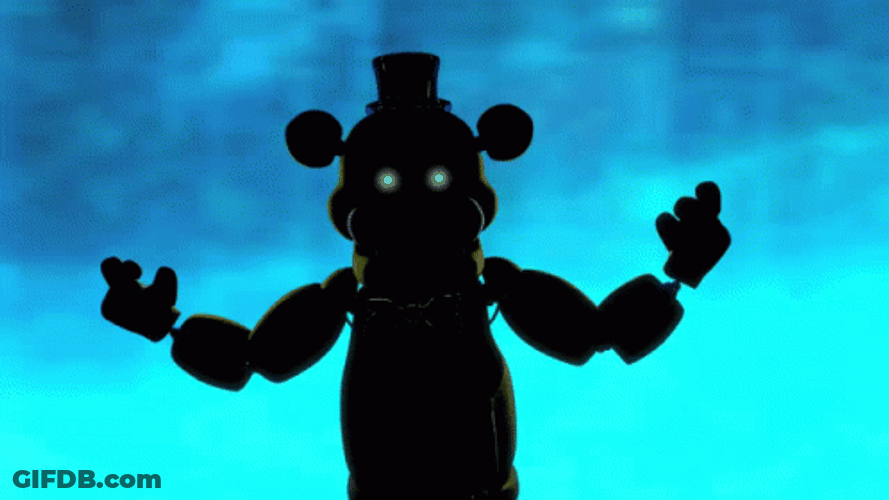 Total Performer Golden Freddy GIF