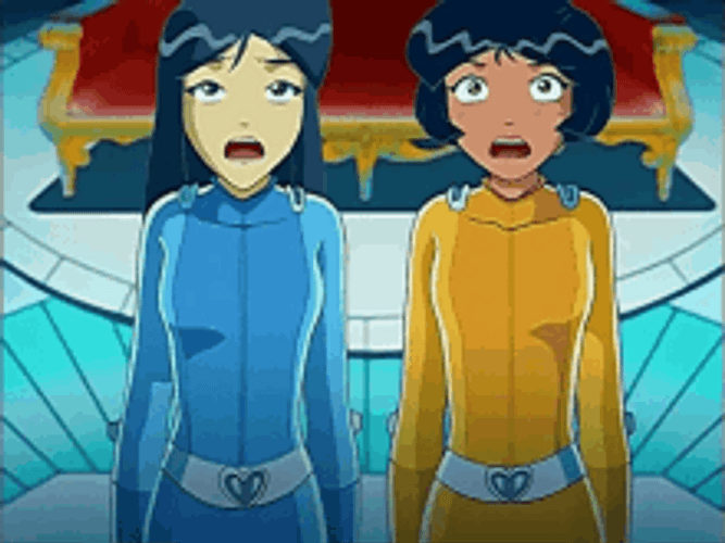 Totally Spies Alex Britney Tired Phew GIF