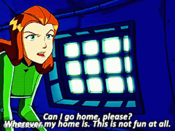 Totally Spies Sam I Wanna Go Home GIF