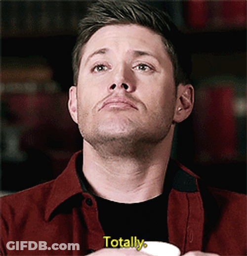 Totally Supernatural Dean Winchester GIF