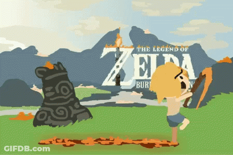 Totk The Legend Of Zelda Burn Everything GIF
