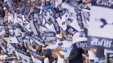 Tottenham Hotspur Advertisement Man In Costume GIF