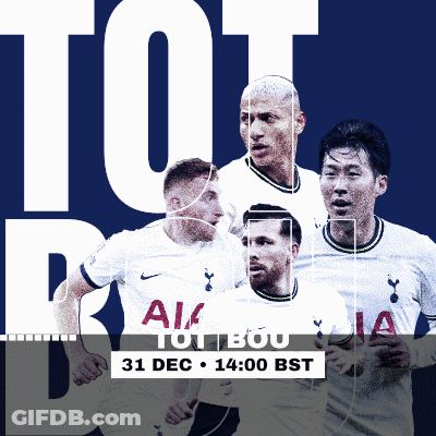 Tottenham Soccer Players Poster December 31 GIF