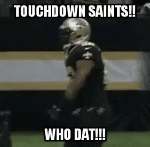 Touch Down Saints Dancing GIF