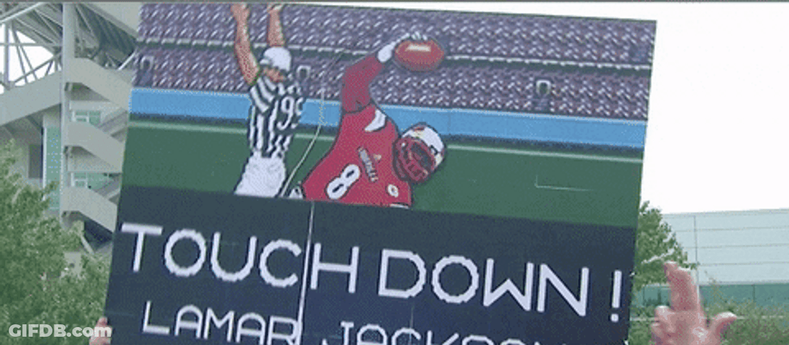 Touchdown Lamar Jackson GIF