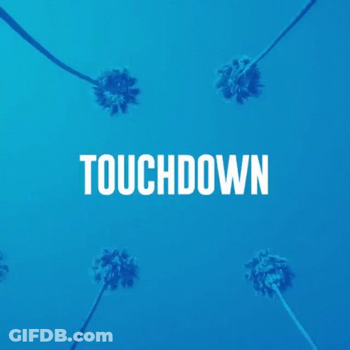 Touchdown Smiley Animation GIF
