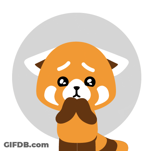 Touched Heart Reaction PlayDappTown Raccoon GIF
