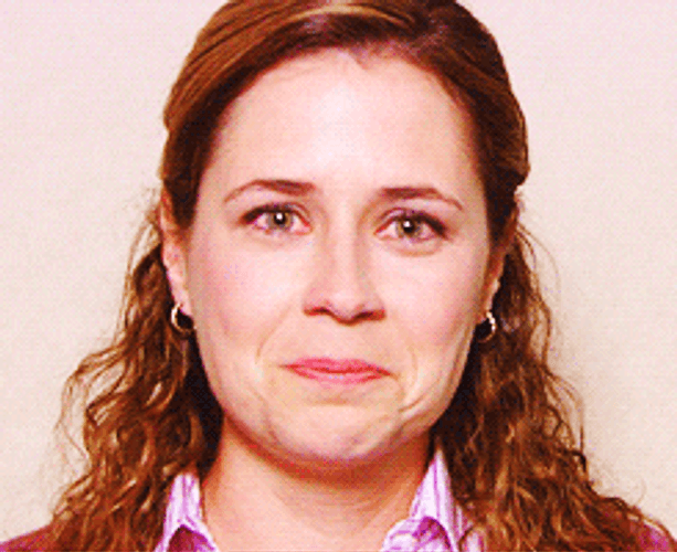Touched Jenna Fischer The Office Pam Crying GIF