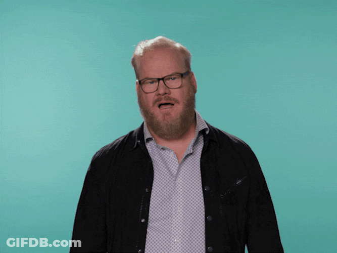 Touched Jim Gaffigan American Comedian GIF