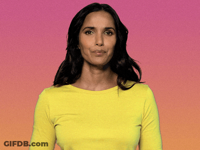 Touched Padma Lakshmi Aww GIF